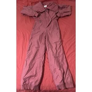 Vintage Women's Bogner Pink Ski Suit Snowsuit Ladies Size 6 R 30x29 Jumpsuit